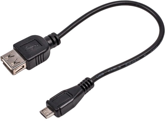 Переходник OTG 2 в 1, Micro USB 2.0 +Type-C --> USB 3.0 Af VCOM (1/250)