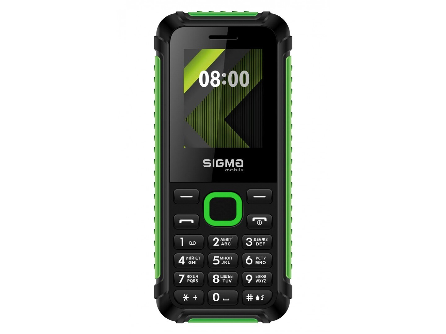 Купить Sigma mobile X-style 18 Track Dual Sim Black/Green | magazun.com