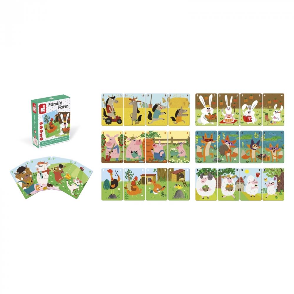 Настольная игра Janod Happy Families Ферма - J02756