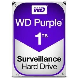 Изображение  Жесткий диск Western Digital Purple 1TB 64МB 3.5 SATA III — WD10PURZ, Емкость накопителя: 1 ТБ