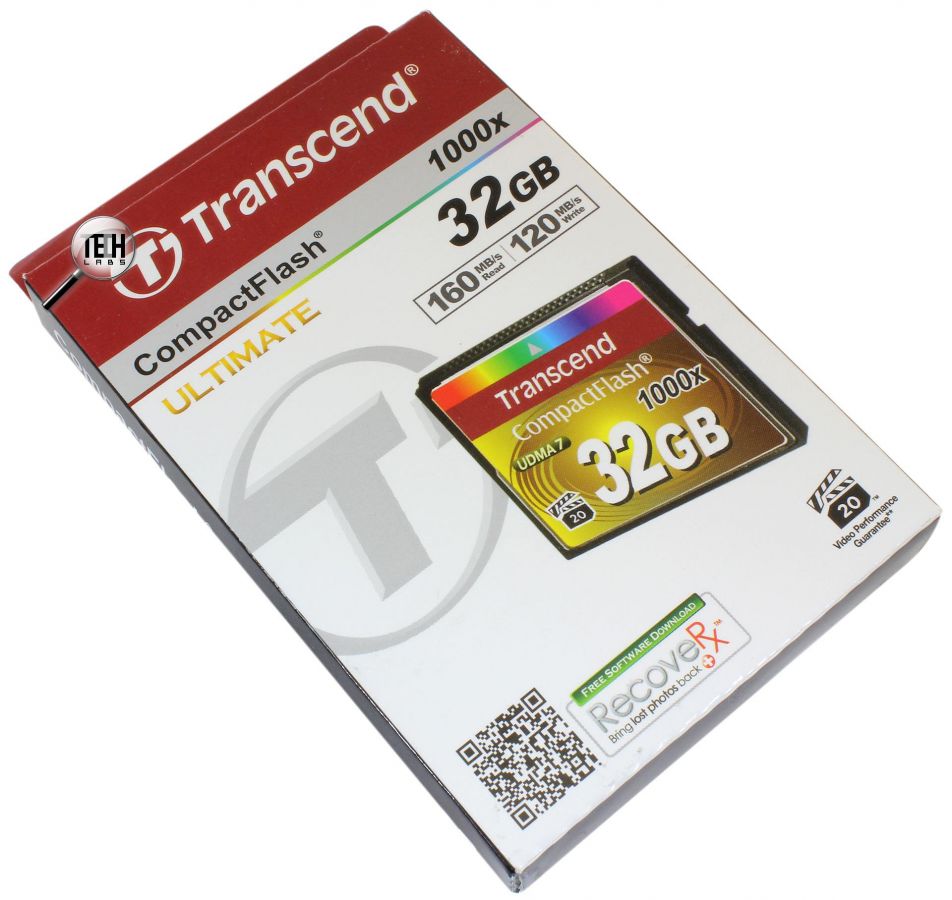 Карта памяти transcend compact flash 128 гб