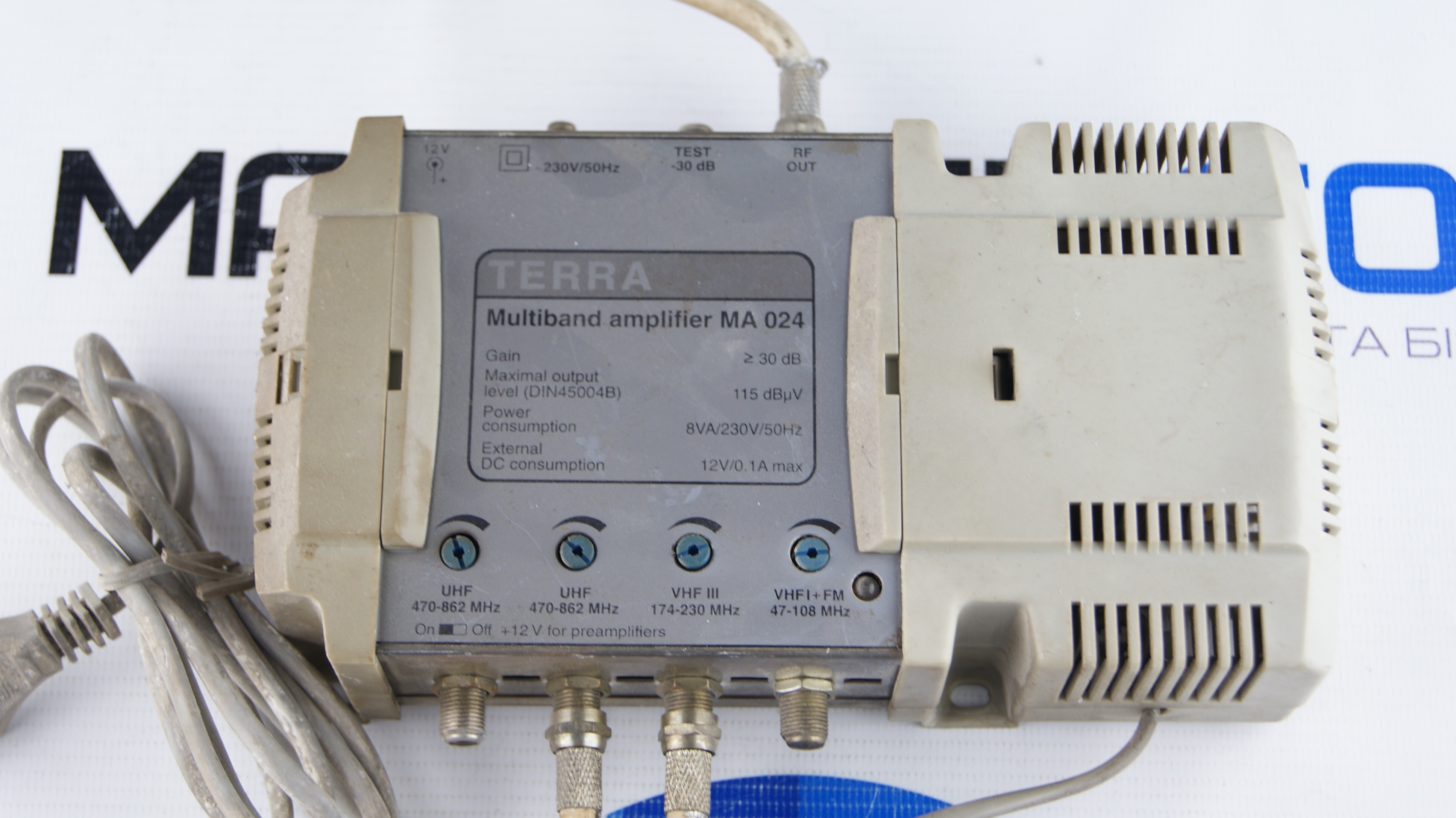 Terra multiband amplifier ma 024 схема подключения