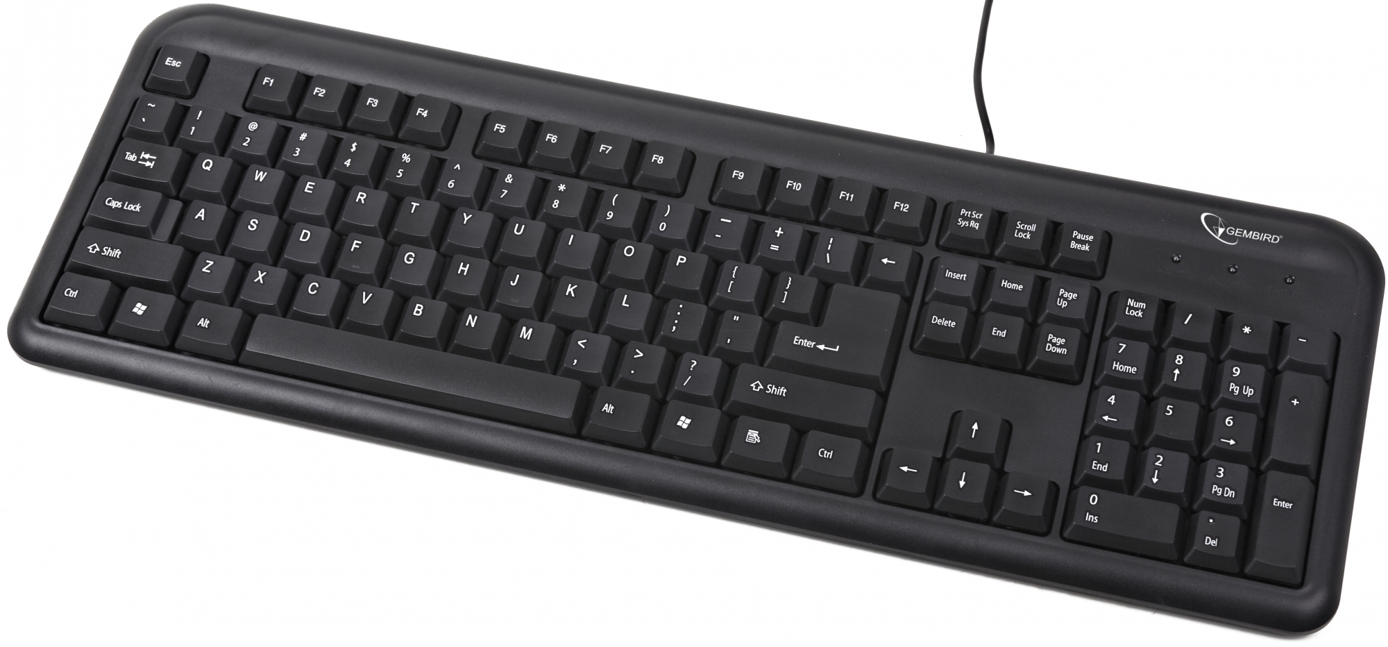 Клавиатура Microsoft wired Keyboard 600 Black USB