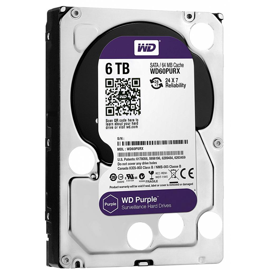 Жесткий диск Western Digital Purple 6TB 64МB 3.5 SATA III