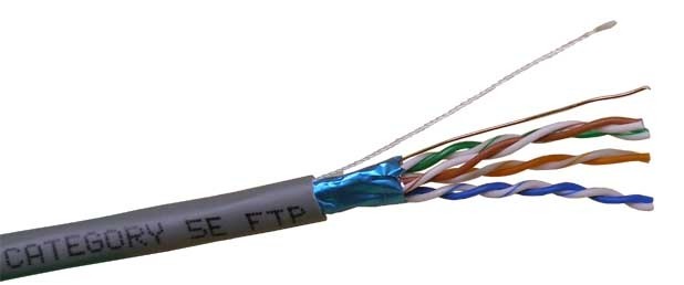 Ftp cca. Кабель, сетевой, с твердым сердечником, катушка, cat5e/305 м на 1 катушке.