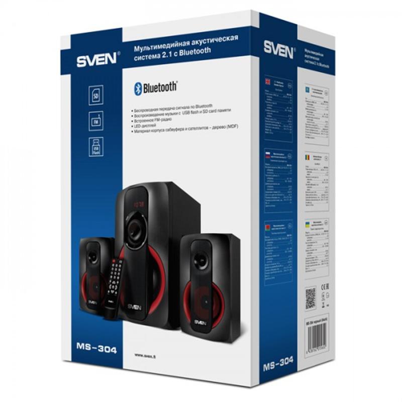 Sven black red. Колонки 2.1 Sven MS-304. Колонки Sven MS-304. Компьютерная акустика Sven MS-304. Колонка Sven MS-304 Black.