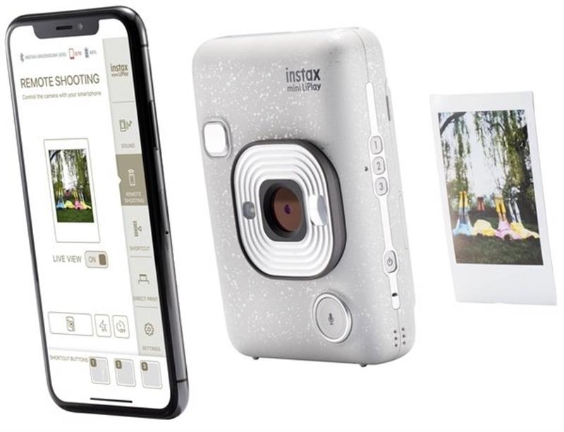 Купить Fujifilm Instax Mini LiPlay Stone White - 16631758 купить в