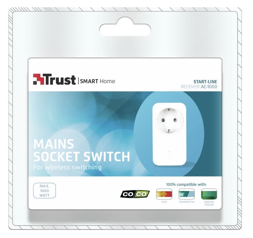 Умная розетка Ethernet. Smart Switch Socket. Trust Smart Home.