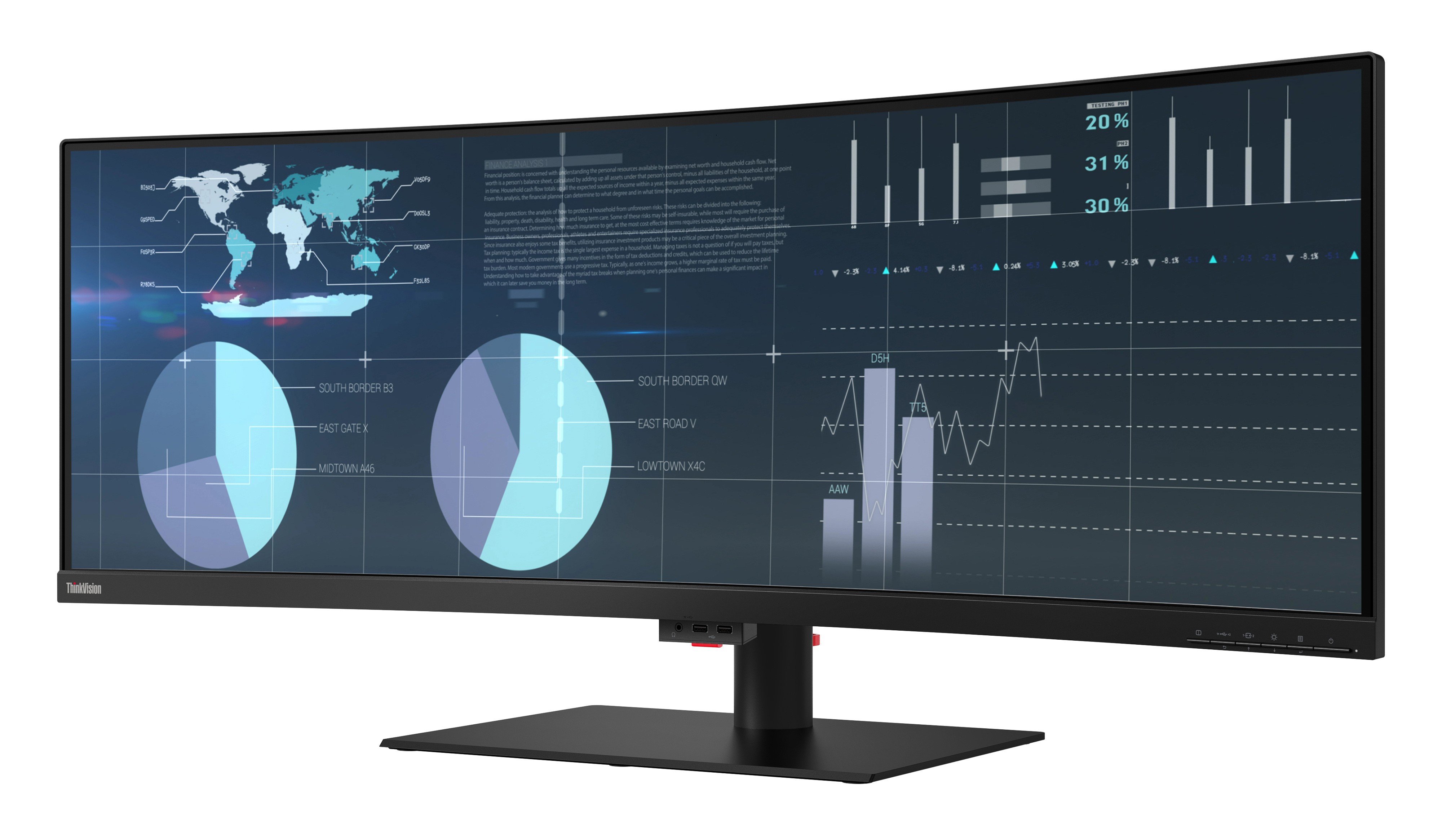 Выбор дисплея. Монитор Lenovo THINKVISION p44w-10. Монитор Lenovo THINKVISION p44w 61d5rat1eu. Lenovo p44w-10. THINKVISION p44w-10 два видеосигнала.