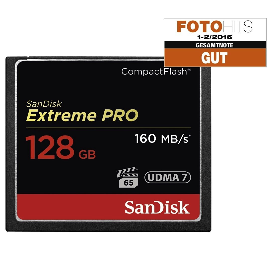 Карта памяти sandisk extreme pro compactflash 64gb 160 150 mb s