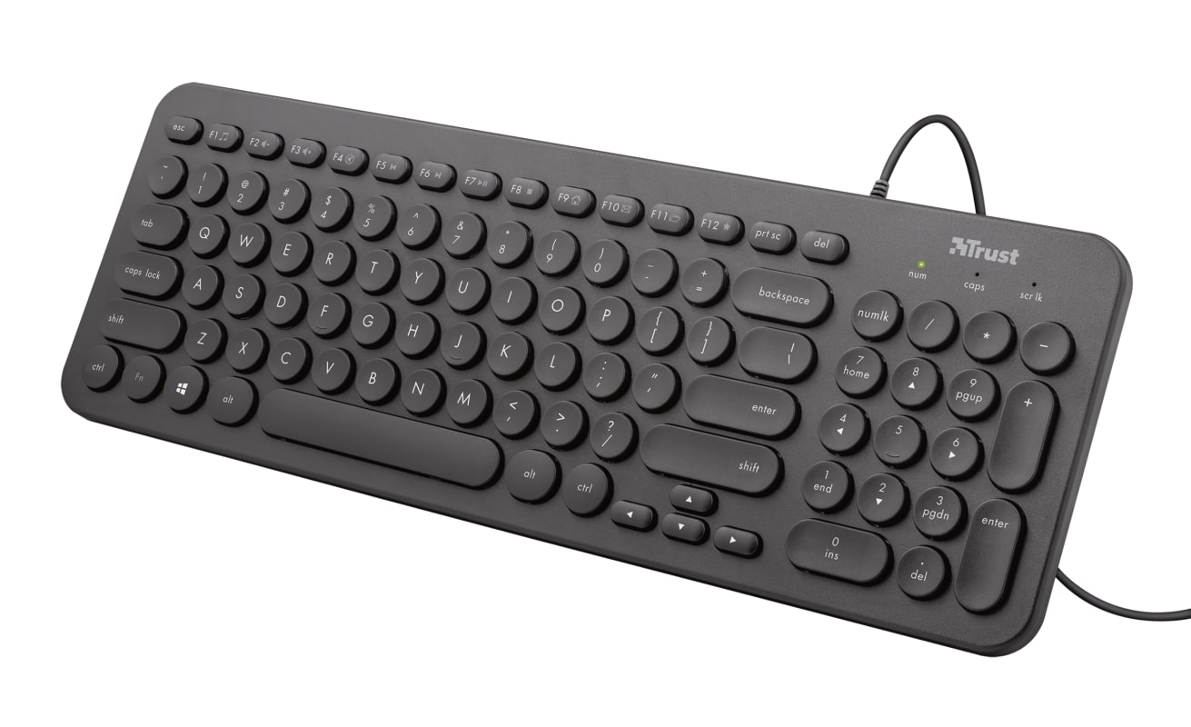 Бесшумная клавиатура. Клавиатура Trust Keyboard Muto, Silent USB, Black [23408]. Trust клавиатура проводная. Клавиатура Trust KP-1200p Black USB. Клавиатура Trust Multimedia Keyboard Black USB+PS/2.