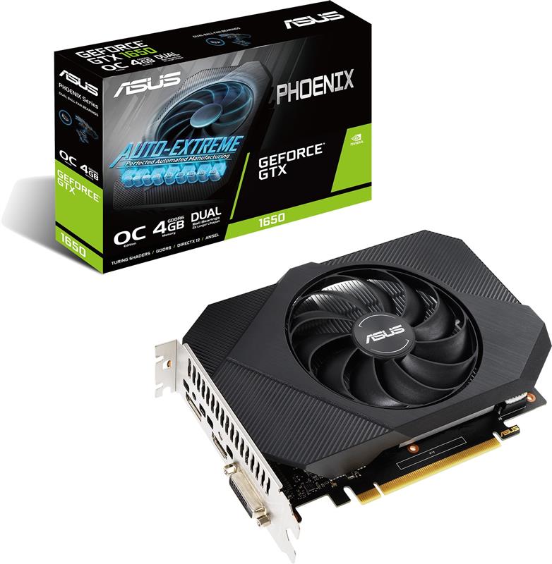 Купить Asus GeForce GTX 1650 Phoenix OC (4096MB, GDDR6, 128bit) — PH ...