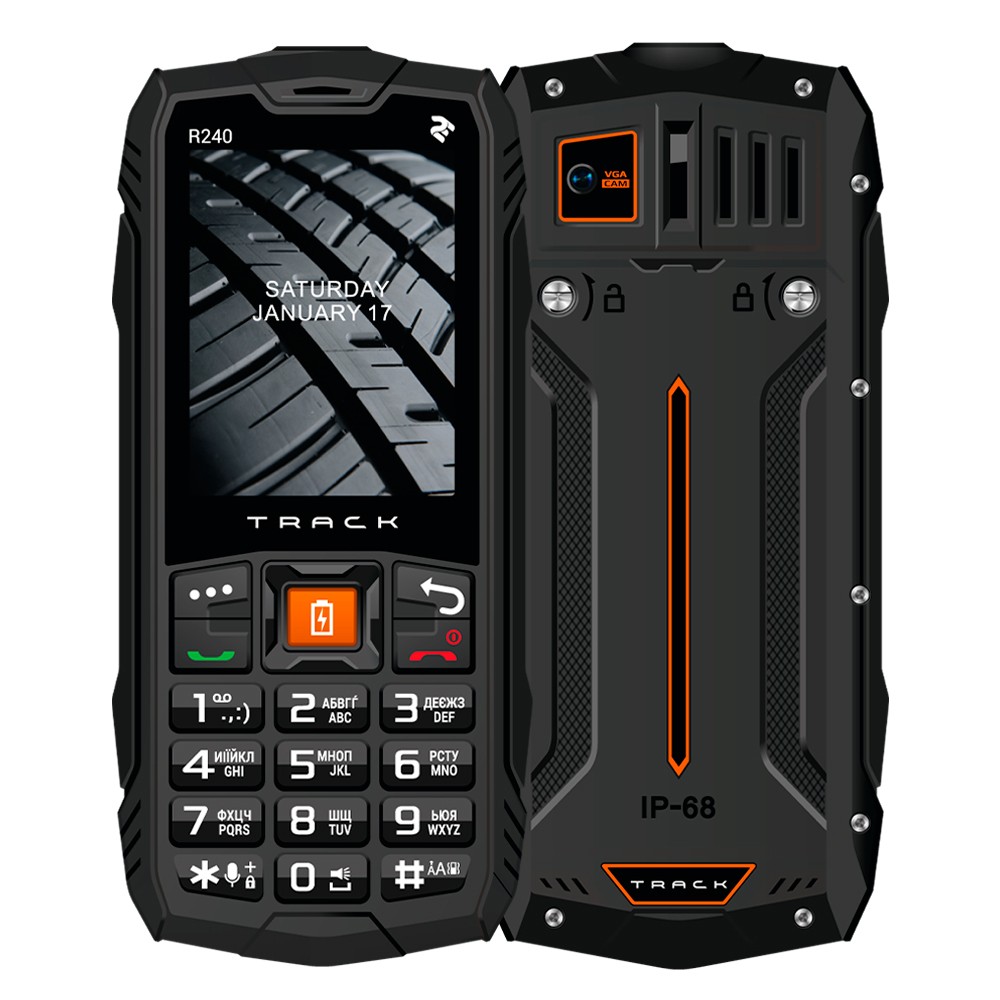 Мобильный телефон 2e r240 2020 Dual SIM Black