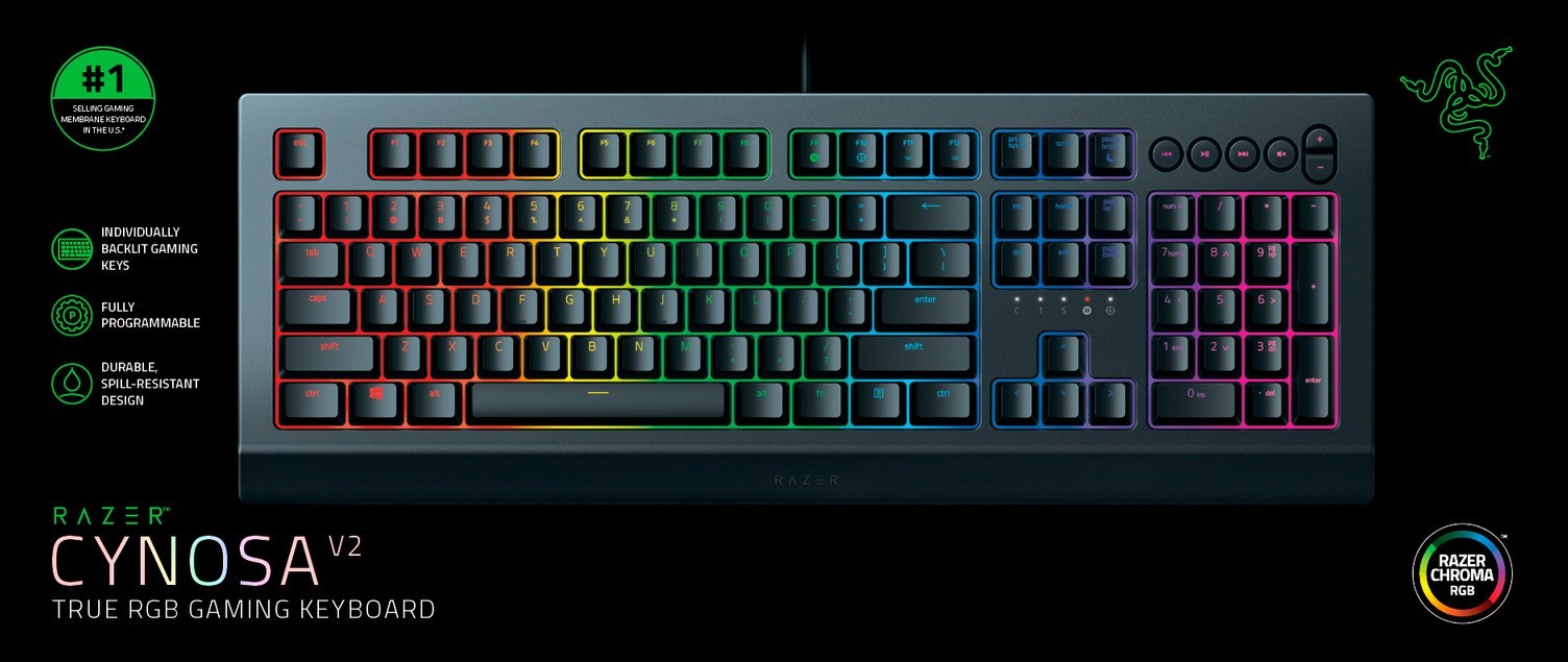 Cynosa v2 клавиатура. Горячие клавиши для подсветки клавиатуры Razer Cynosa Lite.