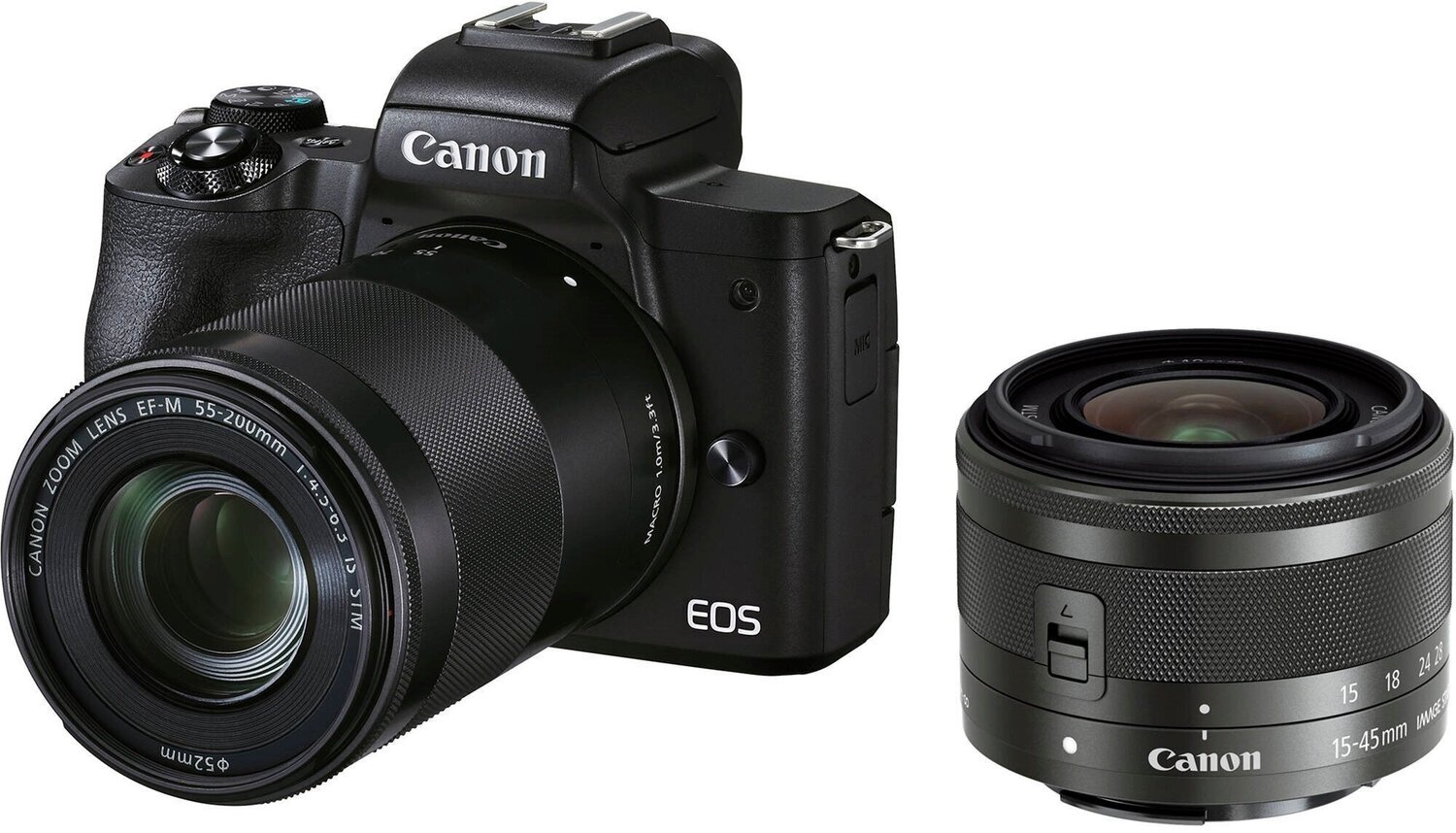 Canon eos m50 отзывы. Canon m50 Mark II Kit. Фотоаппарат Canon m50 Mark II Kit EF-M 15-45mm f/3.5-6.3 is STM, черный. Canon 18 55 STM. Canon m50 II.