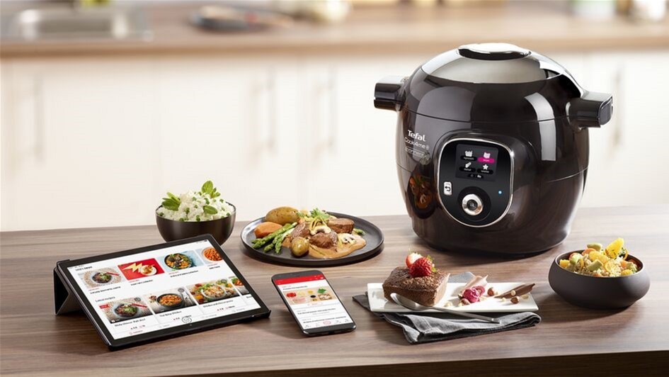 Tefal home chef smart multicooker cy601832. Мультиварка-скороварка Tefal cy855830. Tefal cy855830.