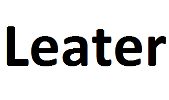 Leater