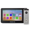 Зображення  Домофонний комплект Innecol NEO HD Black + Tantos Triniti HD сенсорні кнопки, Колір (домофон + панель): чорний + сірий