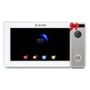 Зображення  Домофонна система Bcom BD-770FHD White + Tantos Triniti FHD, Колір (домофон + панель): білий + срібний