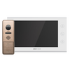 Фото домофонного комплекту Arny AVD-7342A Wi-Fi White/Bronze