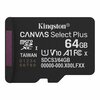Изображение  Карта памяти Kingston Canvas Select Plus microSDXC 64GB UHS-I Class 10 - SDCS3/64GBSP