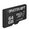 Изображение  Карта памяти Patriot LX Series UHS-I MicroSDXC Class 10 64GB - PSF64GMDC10, Объем памяти: 64 Гб