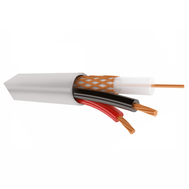 Фото коаксиального кабеля Одескабель КВК-В-2 + 2x0,50 305m White