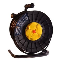 Изображение  Удлинитель на катушке Lemanso LMK72008 4 розеток, Длина шнура: 50 м