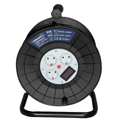 Изображение  Удлинитель на катушке Lemanso LMK72010, Длина шнура: 20 м