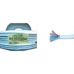 Изображение  Сигнальный кабель Vector 20х0,22 экран., К-ство жил: 20 жил