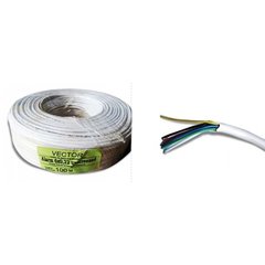 Изображение  Сигнальный кабель Vector 6х0,22 неэкран., К-ство жил: 6 жил