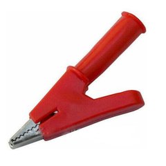 Изображение  Зажим тестерный  Tcom L50mm Red