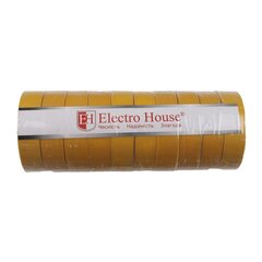Зображення  Ізолента ElectroHouse EH-AHT-1838 0,15мм.х18мм. 50м, yellow