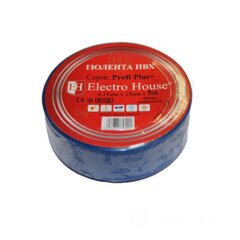 Зображення  Ізолента ElectroHouse EH-AHT-1801 0,15мм.х18мм. 5м, blue