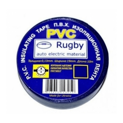 Зображення  Ізолента Rugby 0,18мм.х17мм. 20м, blue
