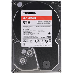 Изображение  Жесткий диск Toshiba P300 6TB 5400rpm 128MB Buffer 3.5 SATA — HDWD260UZSVA