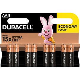 Зображення  Батарейка Duracell Duralock Basic AA/LR06 BL 8шт