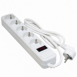 Зображення  Patron SP-1053W, 3m, 5 р, White - EXT-PN-SP-1053W 5 розеток