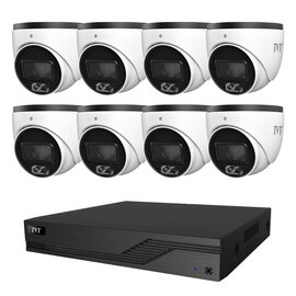 Зображення  Комплект відеоспостереження TVT IP-Video Kit 8x4Mp (T) PoE IP