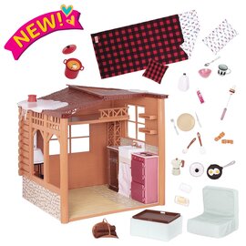 Зображення  Ігровий набір Our Generation Дом с аксессуарами "Cozy Cabin" - BD37961 для
