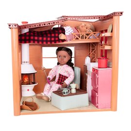 Зображення 2 Ігровий набір Our Generation Дом с аксессуарами "Cozy Cabin" - BD37961 для