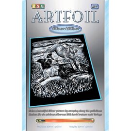Изображение  Развивающий Sequin Art Artfoil Silver Овчарка - SA0606