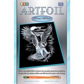 Изображение  Развивающий Sequin Art Artfoil Silver Сипуха - SA0537