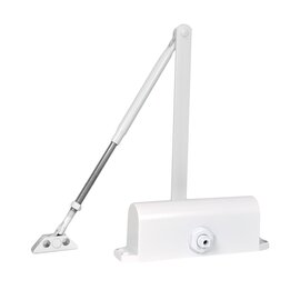 Зображення  Дотягувач PRC A-062 White до 1300 мм, Колір корпусу: білий