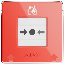 Зображення  Ручний датчик Ajax Manual Call Point ASP Red, Колір: червоний