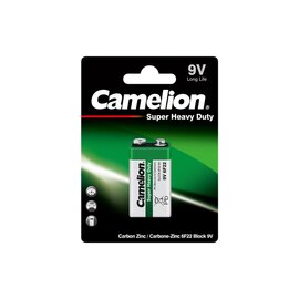Зображення 2 Батарейка Camelion 6F22-SP1G Крона 6F22 9V Super Heavy Duty Green 1шт.