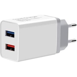 Зображення  Зарядний пристрій XoKo WC-210 (2USB, 2.4A) White &mdash; WC-210-WH