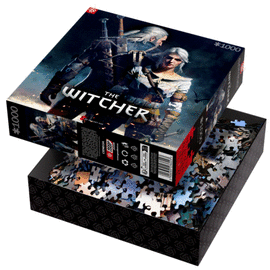 Зображення 2 Пазл Good Loot Witcher: Geralt & Ciri Puzzles 1000 эл - 5908305236023