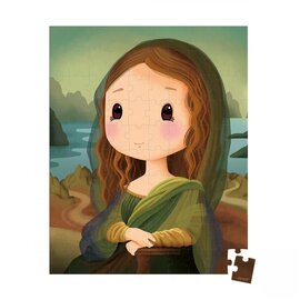 Изображение 5 Пазл Janod Леонардо да Винчи 100 эл - J02579