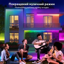 Изображение 6 Smart лента Govee H6172 Phantasy Outdoor LED RGBIC Strip Lights 10м White